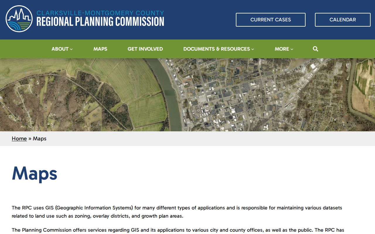 Clarksville residents directory Regional Planning Commission map hub